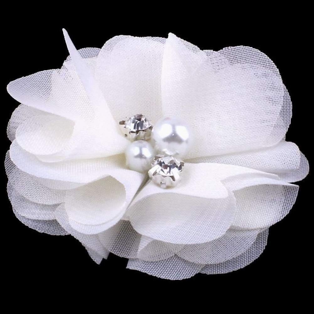 QandSweet 36 Pack Baby Girl's Hair Clips with Hand-Sewn Beads Flower Girl Teens Kids Toddlers: Health & Personal Care