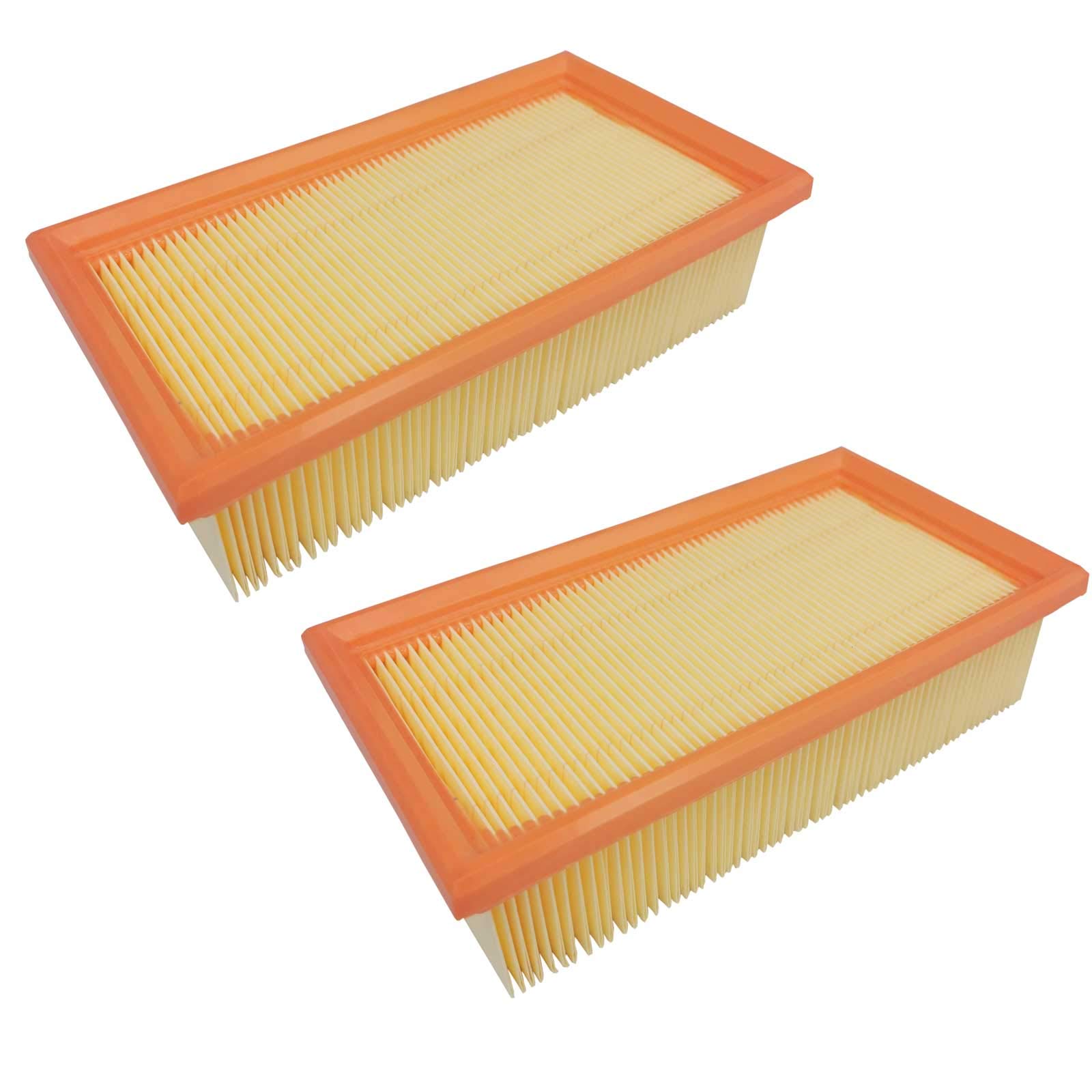2 x Lamella Filter for Kärcher 6.904-068, K2000E, K2000TE, K3500E, K3501, NT351 Eco, NT2000E, NT3500, Festo/Festool 452065 452923 CT11, CT22E, CT 33E, CT 33LE, CTL 44E, CTM22, CTM 33LE, CT Mini