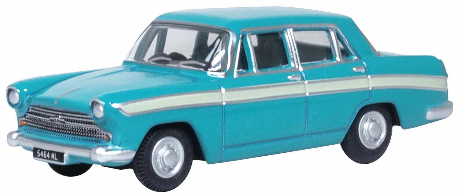 Oxford Diecast 1:76 Fern Green/Snowberry White Austin Cambridge Collectable model 76ACF006