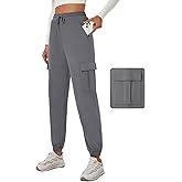YOYOYOGA Women's Joggers Pants Pockets Sweatpants Drawstring High Waisted Sweatpants Lounge Workout Running Track Pants