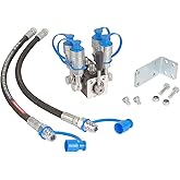 Tractor Remote 6 Port Diverter Valve Manual, 2 into 4 ports including the bracket and bolts. Hydraulic Multiplier