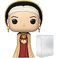 POP House of Dragon - Rhaenyra Targaryen Funko Vinyl Figure (Bundled with Compatible Box Protector Case), Multicolored, 3.75 inches