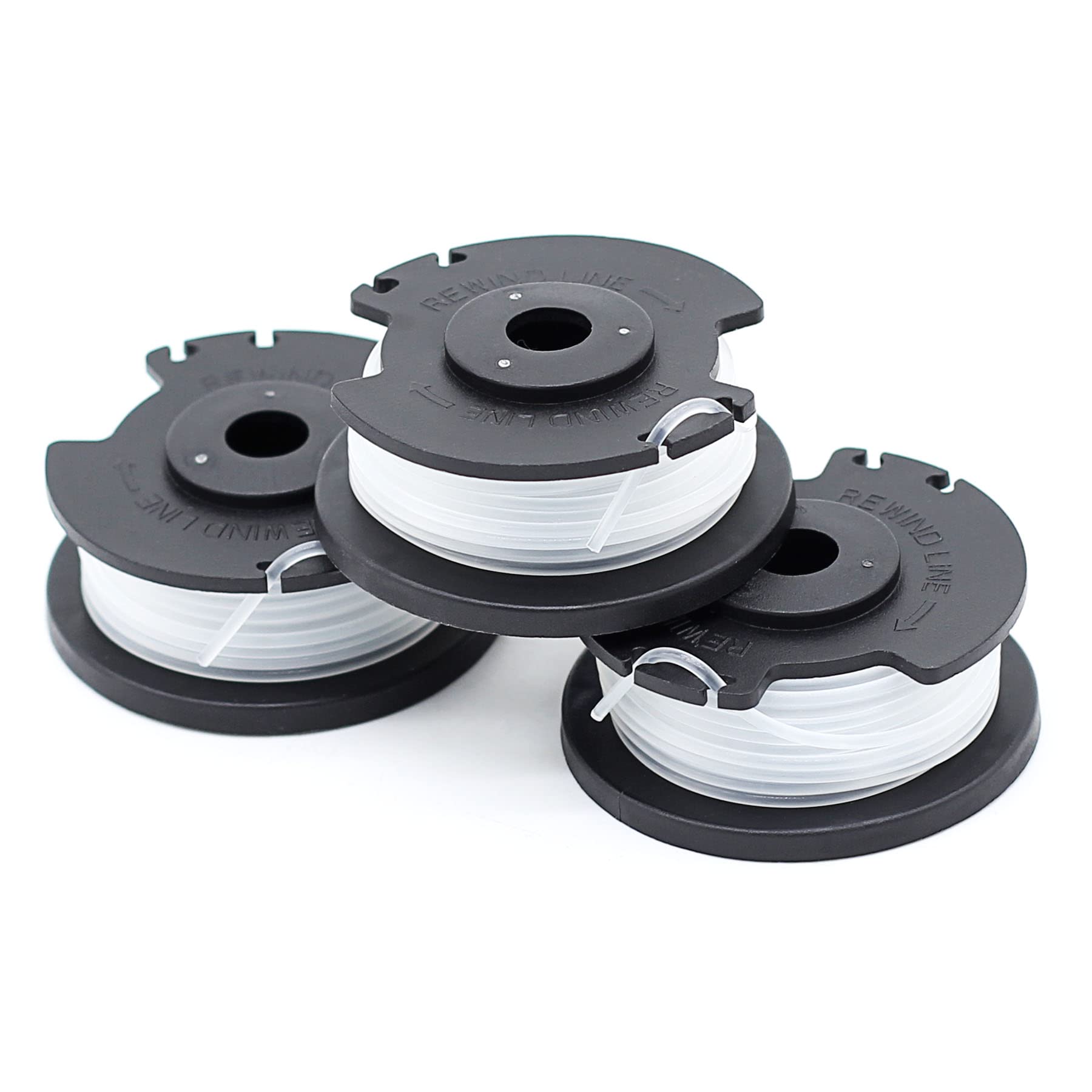SWNKDG 3 Pieces Line Spools for Einhell GE-CT 18/28 Li Grass Trimmer (Length: 5 m, Diameter: 1.6 mm)