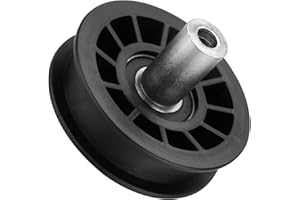 BULARIE Replacement Idler Pulley 179114 532179114 for Craftsman/HU Mower - Flat Idler Pulley Compatible with Craftsman LT1000, Hu sqvarna Po Ulan Pro AYP Riding Mower, Replace 12644 280-934