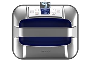 IMREN Portable Heat Press Machine, 12" x 10", for T Shirts and Hoodies,Heat Transfer for Sublimation,Vinyl,Heat Transfer Project Up to 410℉(210 ºC) - Blue