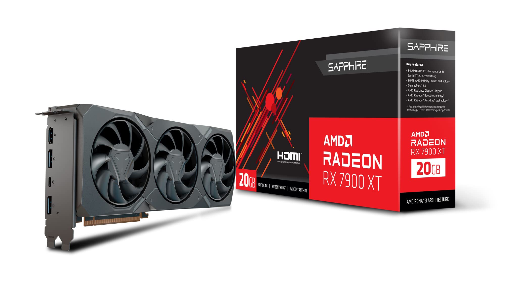 Mua SAPPHIRE AMD RADEON RX 7900 XT 20GB GDDR6 GRAPHICS BOARD 21323-01 ...