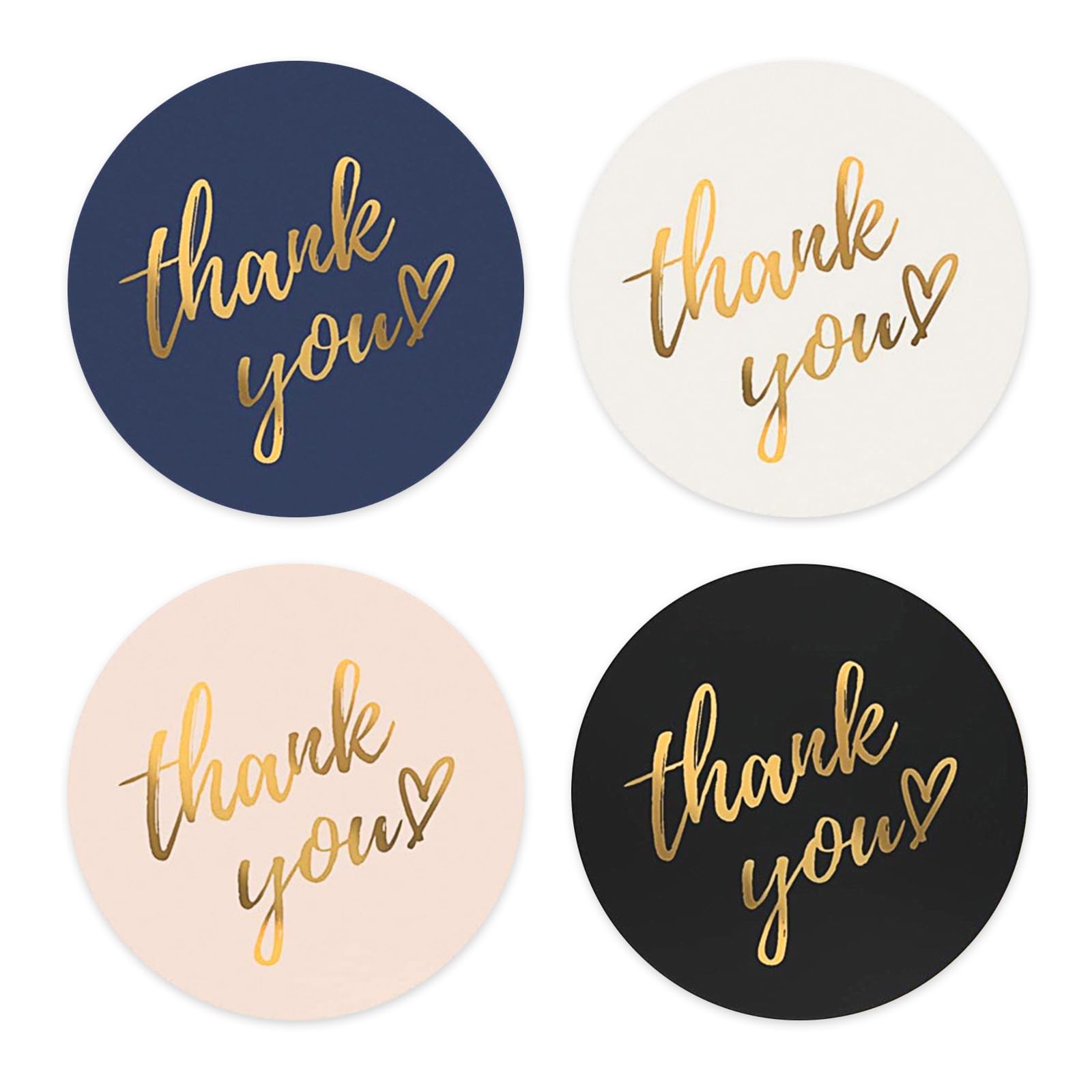 Thank You Stickers, 1120pcs Round Thank You Stickers Small Thankyou Sticker Labels 1 Inch Business Supplies Personalised for Party Gift Wrap Bags Wedding