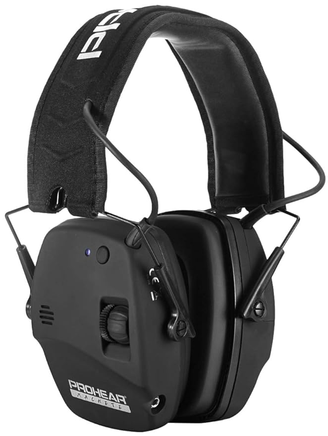 PROHEAR Machete Bluetooth Shooting Ear Defenders, Twochannel Control