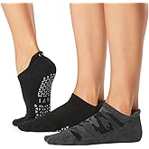TAVI Women’s Savvy Grip Socks, Multi-Pack - Non Skid, Barre Grips, Slipper Socks for Pilates, Yoga, and Ballet for Women