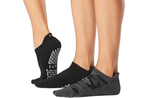 TAVI NOIR TAVI Women’s Savvy Grip Socks, Multi-Pack - Pilates Socks with Grips for Women, Slipper Socks for Pilates, Yoga, and Ballet