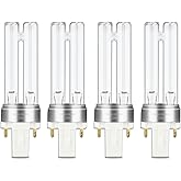 LB4000 5W UV-C Replacement Bulb Compatible with Germ Guardian LB4000 AC4300BPTCA, AC4825, AC4850, AC4850PT, AC4900, AC4900CA, AC5300B, AC5350B, AC5350W Air Purifiers (4-Pack)