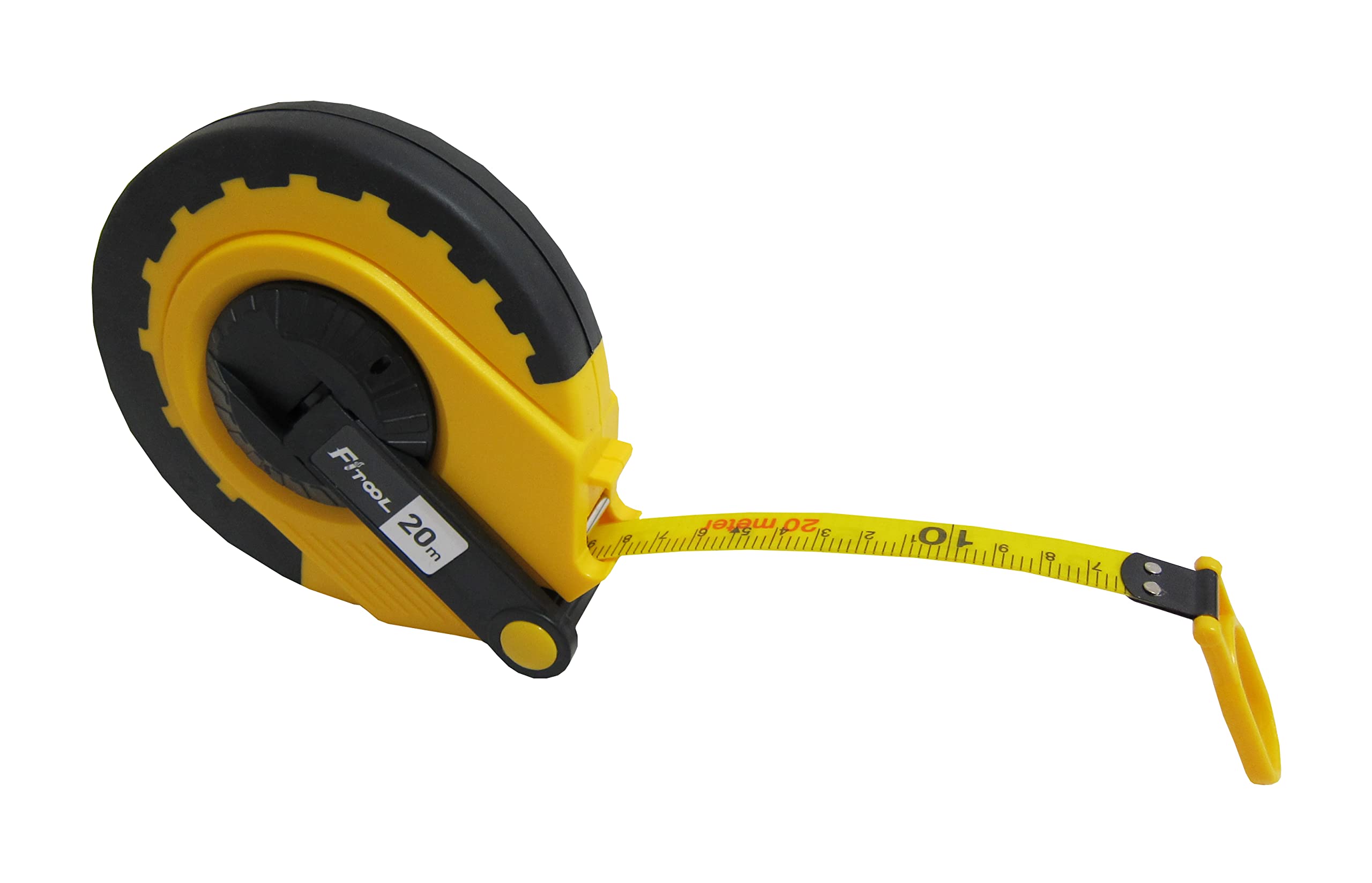 66Feet Fiberglass Measuring Tape, Dual-Sided Measuring Reel with Feet and Meters, for Sports, Landscaping, Building, Masonry，Carpentry, Contractor Engineer's Measuring Tape 20M