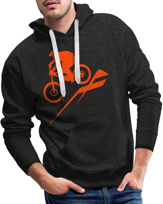 Spreadshirt Mountainbike MTB Downhill Fahrrad Männer Premium Hoodie