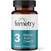 LifeSeasons Femetry Bladder Acid Control - Support for Interstitial Cystitis - Reduce Urine Acidity in The Bladder - Eases Flares Caused by Eating or Drinking Acidic Foods - 60 Tablets