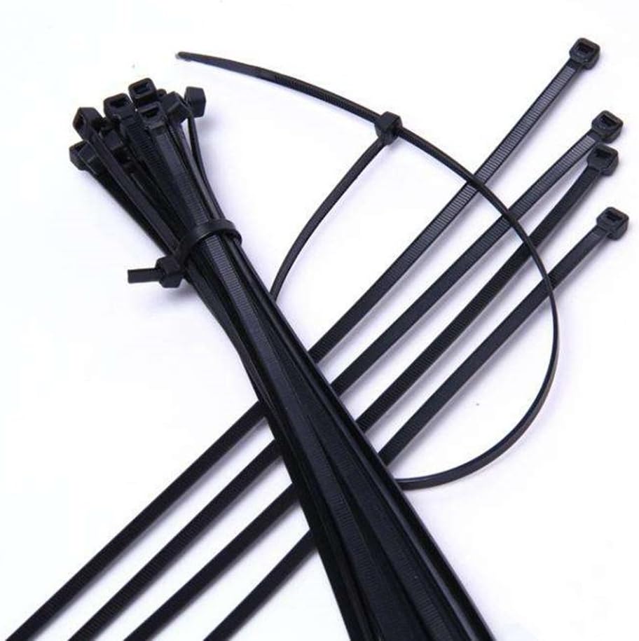 Cable Zip Ties,500 Packs Self-Locking 4+6+8+10+12-Inch Width 0.16inch Nylon Cable Ties,Perfect for Home,Office,Garage and Workshop (Black): Home Improvement