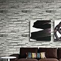 Stone Brick Textured Wallpaper Roll,Embossed Multi Brick Blocks Wallpaper Murals Bar Home Room Decoration