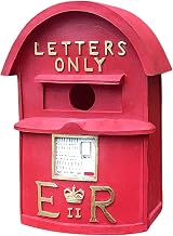 Vivid Arts D-Letterbox Birdhouse Red Resin Frost Proof UK view 1