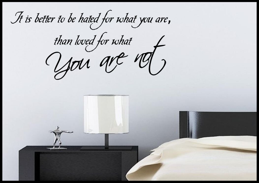 Love Loved Life Quote Wall Sticker Bedroom Room Decal Mural Transfer Art Tattoo WSD516