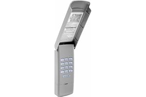 TERMOOAN Universal Wireless Garage Door Keypad, Keyless Entry for Liftmaster/Chamberlain/Craftsman Openers,5 Color Learn Buttons, Replaces 877max (Garage Door Keypad-877MAX)