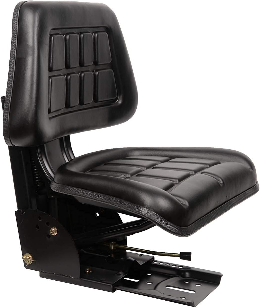 Universal Tractor Suspension Seat Sliding Rails Adjustable,Waffle Style,Fits for John Deere,Ford/New Holland,Massey Ferguson,Kubota (Black): Kitchen & Dining