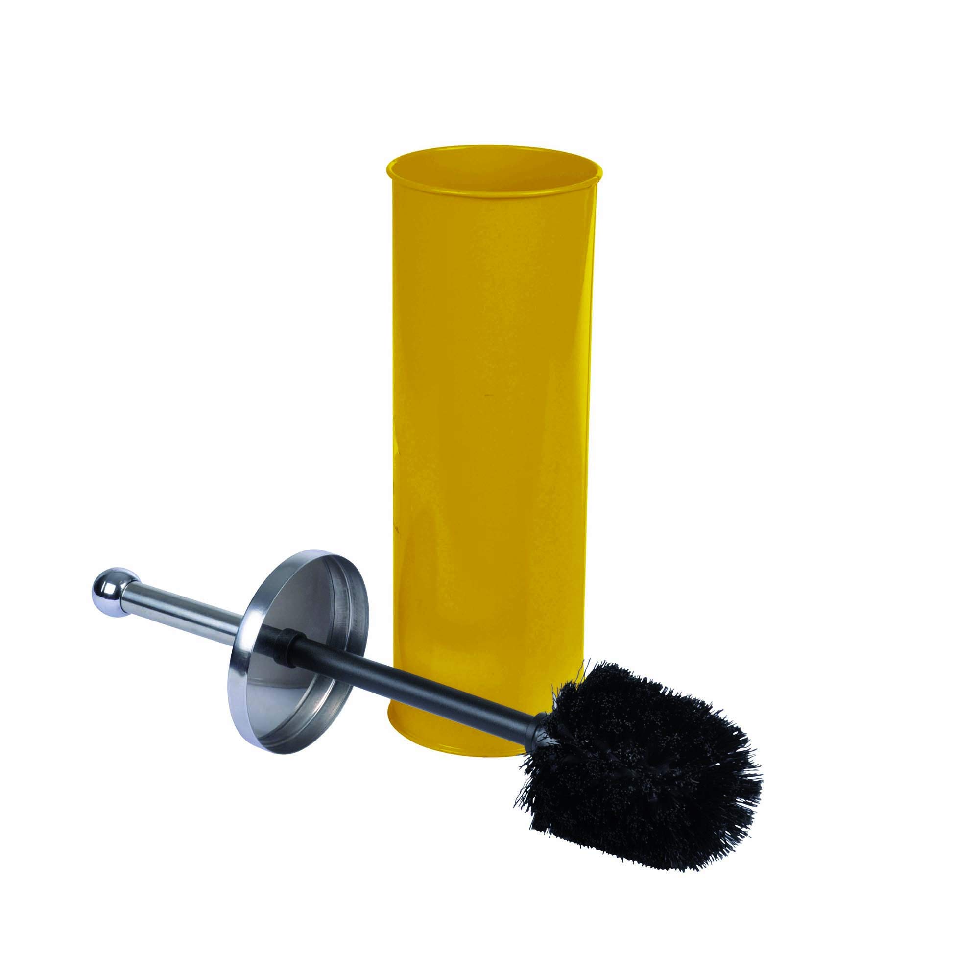 Douceur d'Intérieur Metalia Brushed Toilet Brush, Honey, (0) 9.5 x 37 cm