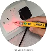 Martindale NC2 Non-contact Voltage Tester Yellow 200V-1000V AC Audible LED view 2