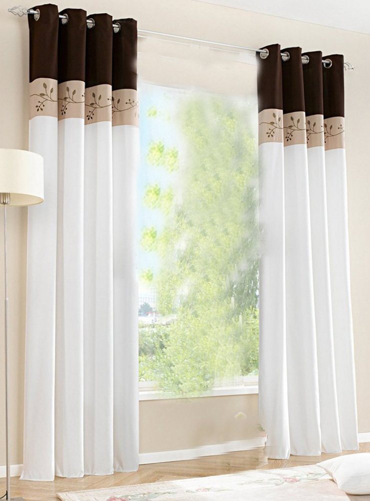 Best 5 Pc Embroidered Kitchen Curtains