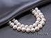 8-9mm Near Round White Cultured Freshwater Pearl Necklace Endless Long Sweater Necklace