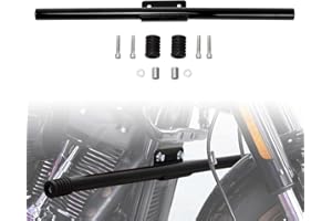 WOWTK Highway Peg Crash Bar Engine Guard for Harley Softail Low Rider S FXLRS, Low Rider ST FXLRST 2022-2023, Black
