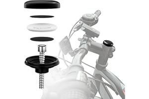 EFEALL AirTag Bike Mount for Air Tag, Anti-Theft AirTag Bicycle Mount, Bike AirTag Mount to Hidden Air Tag, Airtag for Bike Holder Fit Headset Tube 31.8mm(Not Included AirTag)