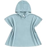 Balaflyie Kids Swim Cover up Girls Boys Waffle Towel Poncho Swimsuit Coverups for Beach, Pool, Bath