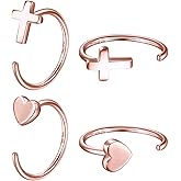 CHIC & ARTSY 925 Sterling Silver Half Hoop Earrings for Women, Small Huggie Hoops Set with Ball Bar Star Moon Cross & Pearl, Lightweight Comfort Fit Everyday & Sleep Earrings