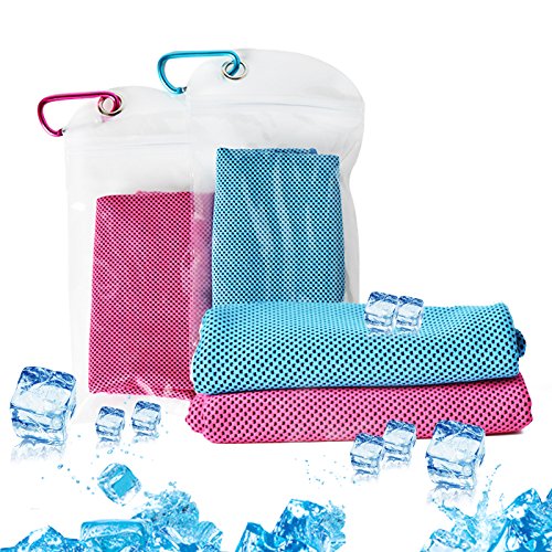 Buy [2 Packs] Upick Cooling Towel, Ice Towel, Microfiber Towel, Soft