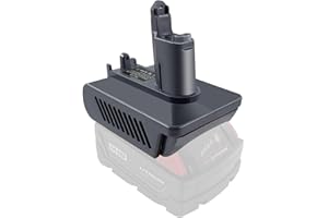 MAKBOS for Milwaukee for Dyson Type-B Battery Adapter 21.6V DC31 DC34 DC35 DC44 DC45 DC46 DC55 DC56 DC57 (Only Fit for Type B, Not for Type A)