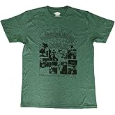 Rock Off officially licensed products Men's Green Day Dookie Frames T-Shirt Green