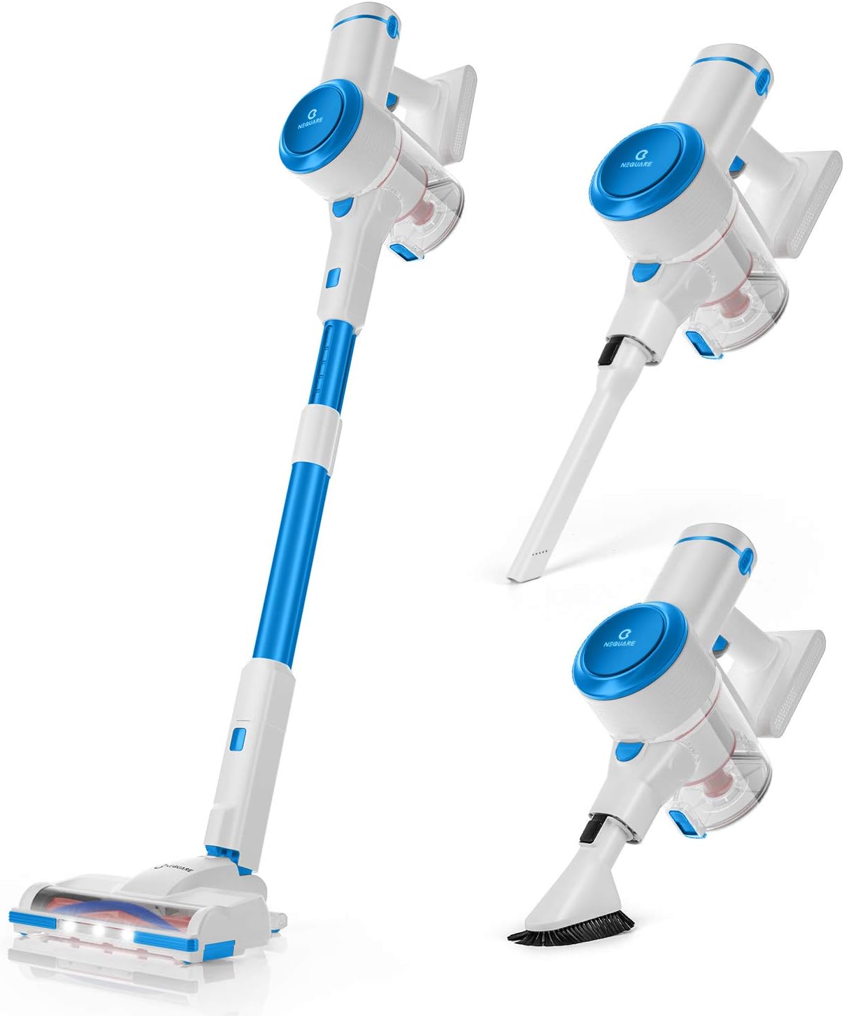 NEQUARE Cordless Vacuum Cleaner, Stick Vacuum Cleaner with 280W 25Kpa