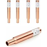 5-Pack EFIELD MH-260 1/2-Inch Straight Male Sweat Copper Water Hammer Arrestor For Potable Water, Plumbing Application,(HAMME