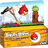 K'NEX Angry Birds Red Bird versus Small Minion Pig