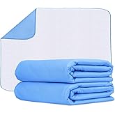 Avalon Care Incontinence Bed Pads Washable Waterproof 18x24 Inches Pack of 2 - Washable Pee Pads for Beds for Incontinence Adults, Kids & Pets - Waterproof Pad, Reusable Bed & Underpads