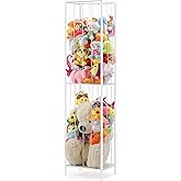NANANARDOSO Stuffed Animal Storage Holder, Stuff Animal Organizer,Stuffed Animal Zoo Storage Cage for Nursery Playroom Bedroo