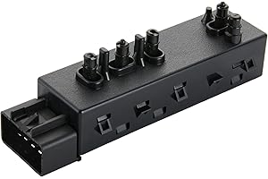 ZAPOSTS 8 Ways Front Left Driver Side Power Seat Switch Fits for Chevy Silverado Suburban,GMC Sierra Yukon, Buick, Cadillac CTS DTS.Recliner Adjust Tilt Control Button Switch,OEM 25974714 12451497