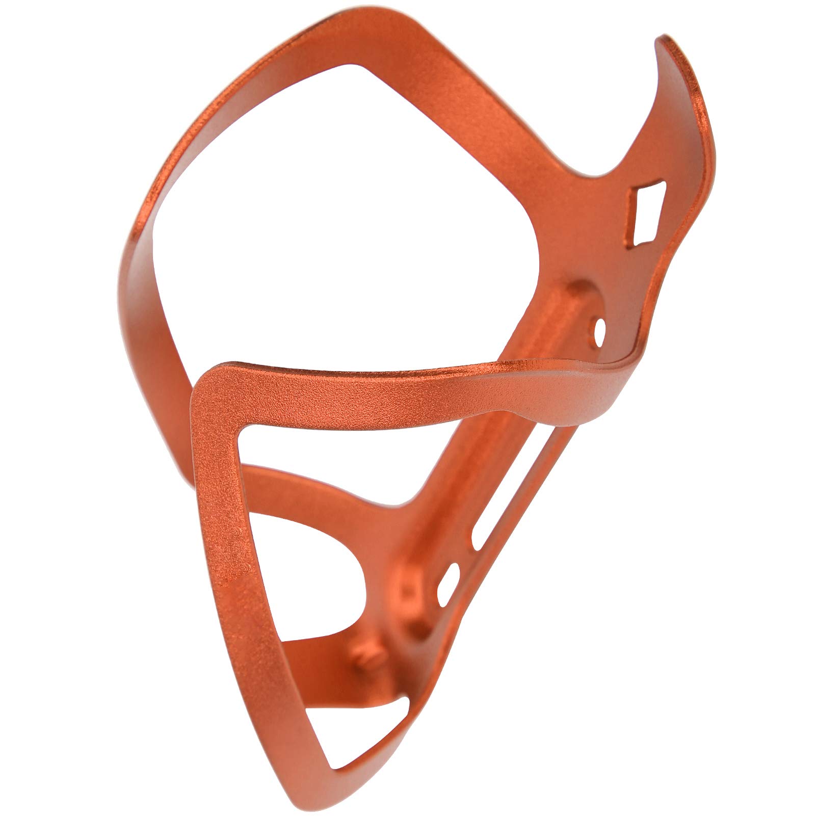 Keenso Aluminum Alloy Bike Water Bottle Holder, Water Bottle Cage, Orange