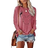 Magic Kingdom Castle Shirt Casual Vacation Holiday Long Sleeve Shirts for Women Fairy Cute Tops