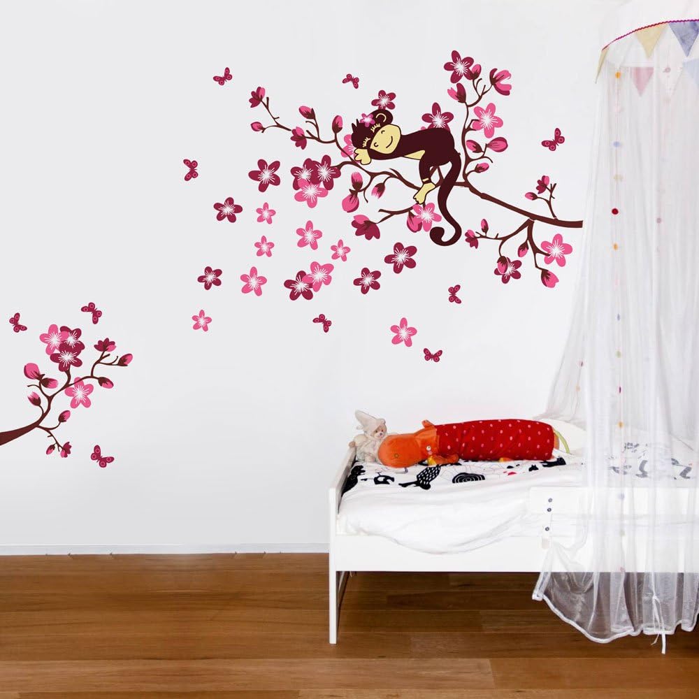 WALPLUS Removable Wall Stickers for Kids Nursery Bedroom Decor, Playroom Art, Baby Room, Girls & Boys
