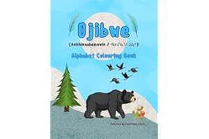 Ojibwe / Anishinaabemowin Alphabet Colouring Book