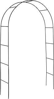Rosenbogen Rankhilfe Rankgitter BxTxH ca. 140 x 37 x 240 cm Torbogen Spalier metall Rosensäule Gartenbogen Rankierhilfe Rankgestell Tor Kletterpflanzen
