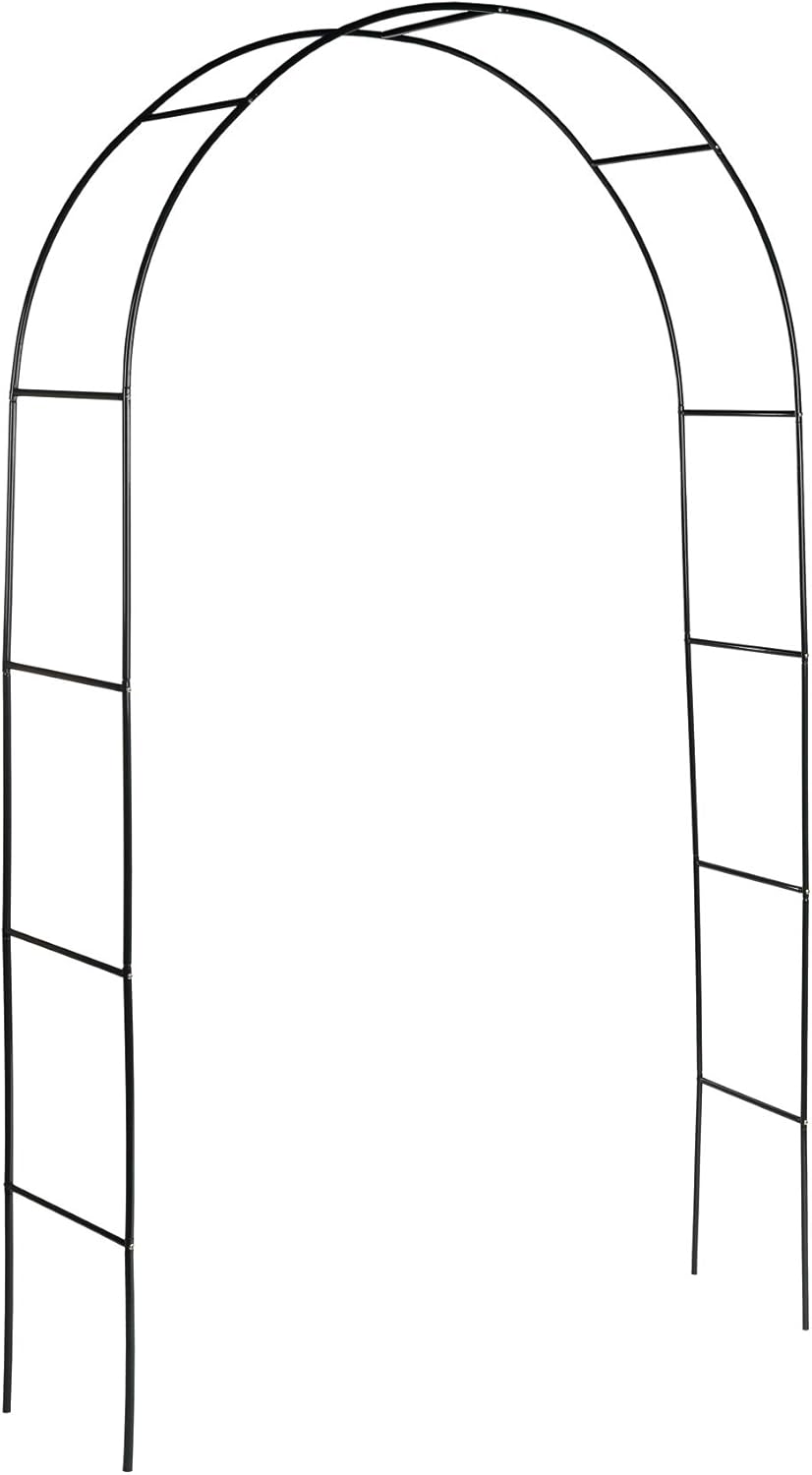 Rosenbogen Rankhilfe Rankgitter BxTxH ca. 140 x 37 x 240 cm Torbogen Spalier metall Rosensäule Gartenbogen Rankierhilfe Rankgestell Tor Kletterpflanzen
