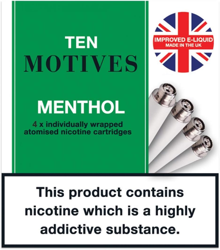 10 motives Menthol 11mg Cartridges