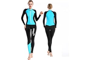 COPOZZ Mens Wetsuit – Front Zip Wet Suit for Snorkeling, Surfing, Scuba Gear, Paddleboarding, Water Sports