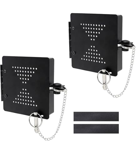 4 Inch Square RV Bumper Caps With Vent Holes S (2-Pack) - 4x4 Metal Sewer Hose Storage With Vent Holes Rv Bumper End Cap